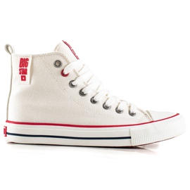 Høje sneakers Big Star JJ274127 hvid