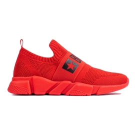 Damesneakers Big Star JJ274298 rød