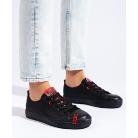 Big Star Sneakers til kvinder JJ274164 sort