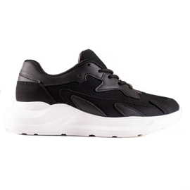 Ideal Shoes Klassiske sneakers sort