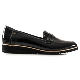 Goodin Let lakerede loafers sort