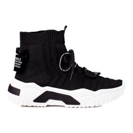TRENDI Modesneakers med en sok sort