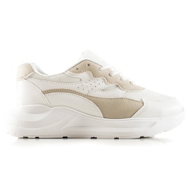 Marquiz Sneakers med mesh hvid