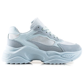 Marquiz Blå sneakers på platformen
