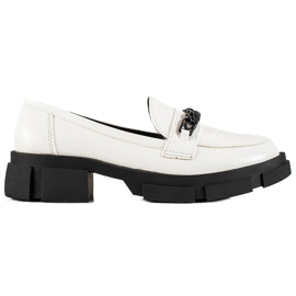 Goodin Mode hvide loafers