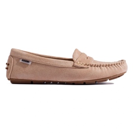 Goodin Klassiske tekstil loafers beige