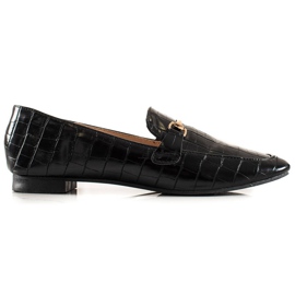 Encor Elegante Loafers med Eco -læder sort