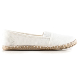 TRENDI Casual hvide espadriller