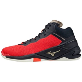 Indendørs håndboldsko Mizuno Wave Stealth Neo Mid M X1GA200563 rød appelsiner og røde