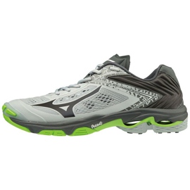 Mizuno Wave Lightning Z5 M V1GA190037 volleyballsko grå skygger af grå