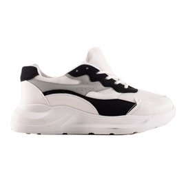 Marquiz Sneakers med mesh hvid sort