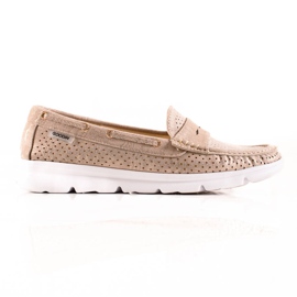 Goodin Lette loafers på platformen beige