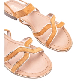 Rosina beige sandaler til kvinder gul