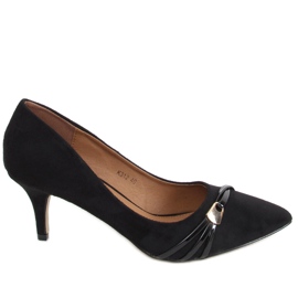 Pumps på stilethæl April Sort