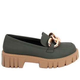 Loafers med Mois Green kæde grøn
