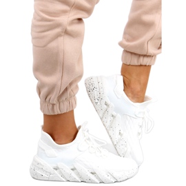 Indu White sock sportssko hvid