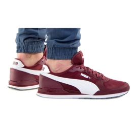 Puma St Runner V3 Mesh M 384640 04 rød