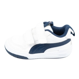Puma Multiflex Jr 380741 07 hvid marine blå