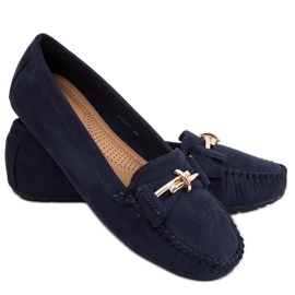 Lyset Azul loafers til kvinder marine blå