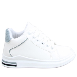 Sneakers på en skjult kile Izumi HVID / BLÅ