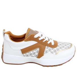 Akira hvide sneakers brun