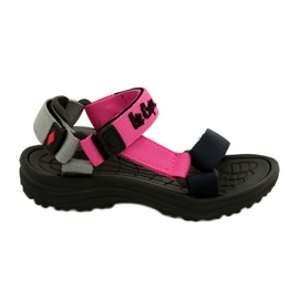 Pigesandaler med skumindsats Lee Cooper LCW-22-34-0951K pink lyserød