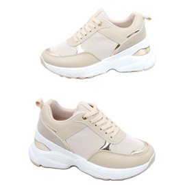 Sportssko på en skjult Dafne Beige kile