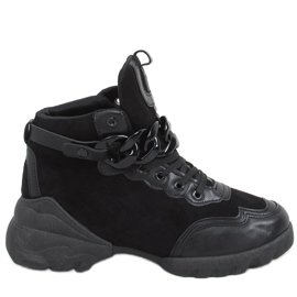 Sneakers med aftagelig Peri Black-kæde sort
