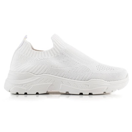 Bestelle Tekstil Slip-On sneakers hvid
