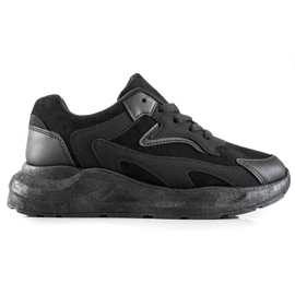 TRENDI Ruskind Sneakers sort