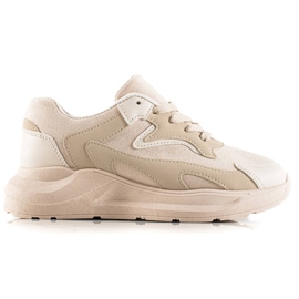 TRENDI Ruskind Sneakers beige