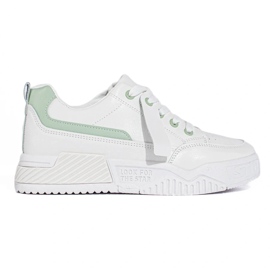 TRENDI Sneakers med Eco Leather Fashion hvid