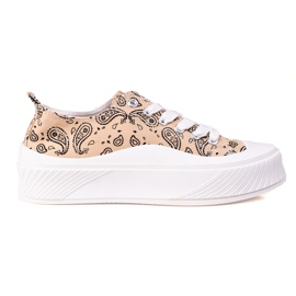 Seastar Modedesign sneakers beige sort