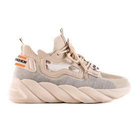 Weide Behagelige mode sneakers brun