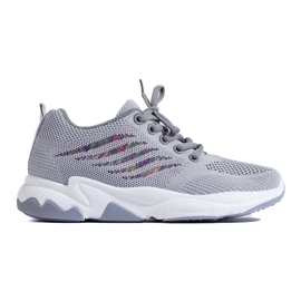 TRENDI Sportssko Sneakers grå