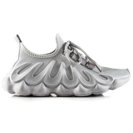 TRENDI Grå modesneakers