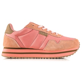 Filippo Pink læder sneakers lyserød