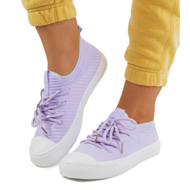 Medina lilla damesneakers violet