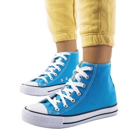 Blå Felis ankelsneakers