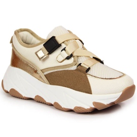 Sneakers på platformen Potocki W WOL55 creme beige