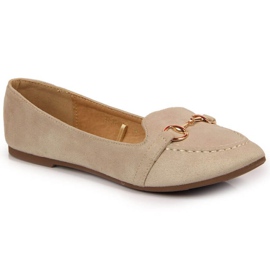 Loafers med dekoration Potocki W WOL59B beige