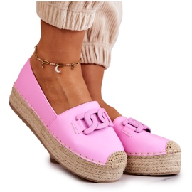 FB2 Klassiske Espadriller På Den Pink Julianne Platform lyserød
