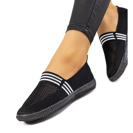 Sorte Tanya gennembrudte sneakers