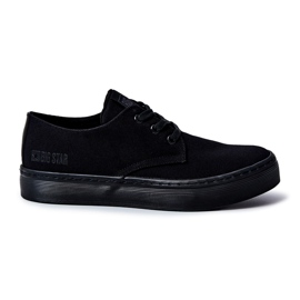 Herresneakers Big Star JJ174052 Sort