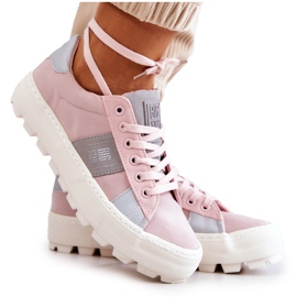 Damesneakers Big Star JJ274481 Pink lyserød