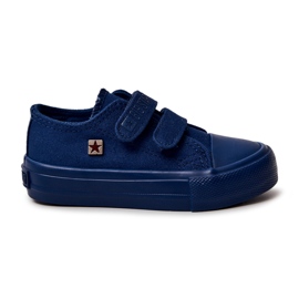 Klassiske børnesneakers Big Star JJ374044 Marineblå ['flåde']