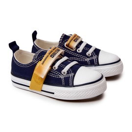 Lave sneakers til børn Big Star JJ374077 Marineblå