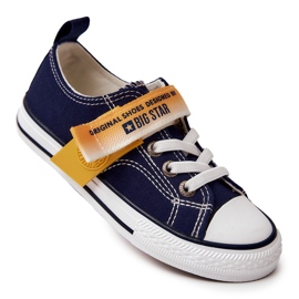 Lave sneakers til børn Big Star JJ374072 Marineblå