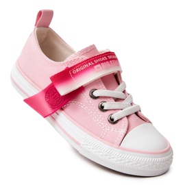 Lave sneakers til børn Big Star JJ374073 Pink lyserød lyserød