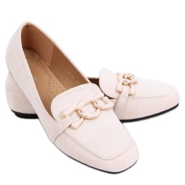 Carla Nude loafers til kvinder beige